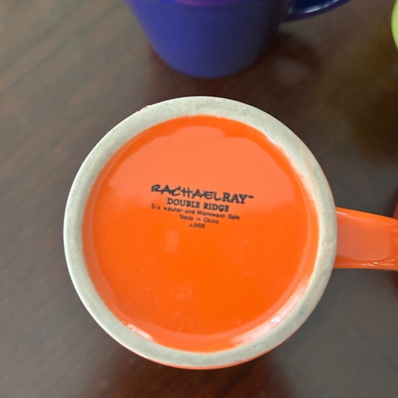 A set of 4 Rachael Ray double ridge Java cups - Picture 5 of 5